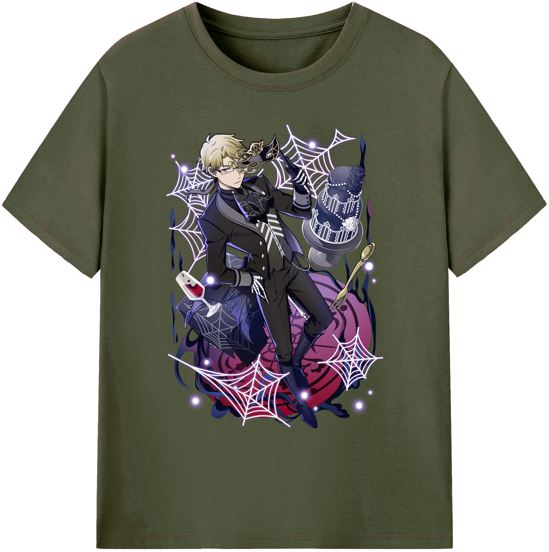 （画像用） 文豪ストレイドッグス Bungo Stray Dogs 綿100％ メンズ半袖Tシャツ｜肌触りやわらか＆通気性